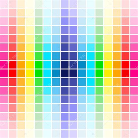 Hermosa Paleta Colores Del Arco Iris Gradiente Diseño Fondo Vector