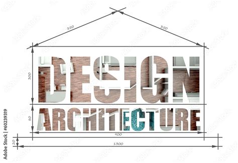 Design architectural in modern house blueprint Stock Illustration ...