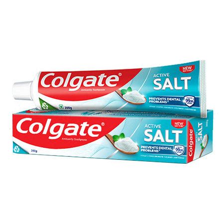 Colgate Active Salt Toothpaste 200G - Blueberry Mart