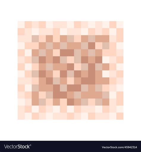 Censor blur effect checkered texture skin tone Vector Image