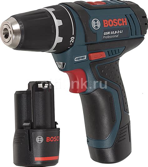 Отзывы на Дрель шуруповерт Bosch GSR 10 8 2 Li Professional 2Ач в