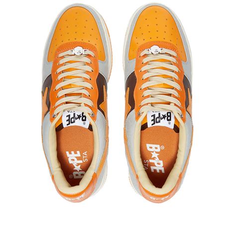 A Bathing Ape Bape Sta Low Orange End Fr