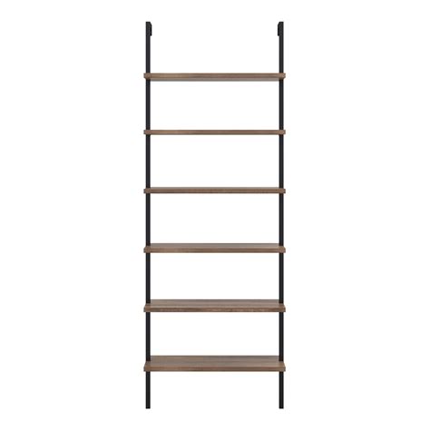 Free Shipping Nathan James Theo 6 Shelf Tall Bookcase Wall Mount