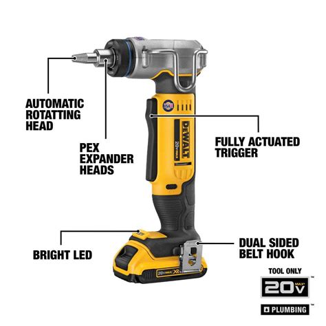 Dewalt V Max Pex Expander Bare Tool Dce B Acme Tools