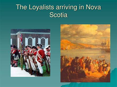 Ppt Chapter 6 The Loyalists And Upper And Lower Canada Powerpoint