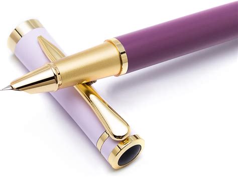 Amazon Road Teng Purple Pink Grind Arenaceous Fountain Pen Fine