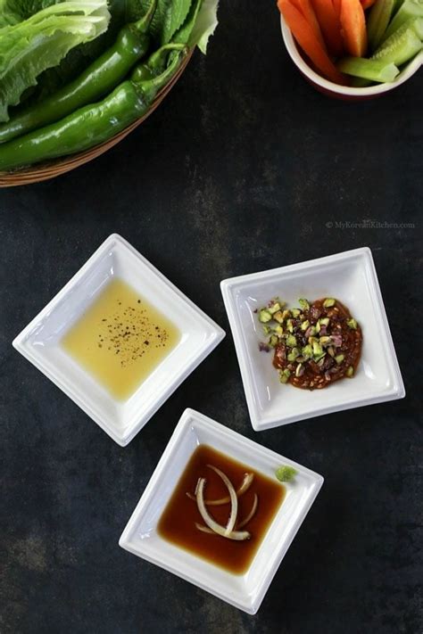 Three Ultimate Korean BBQ Dipping Sauces - My Korean Kitchen