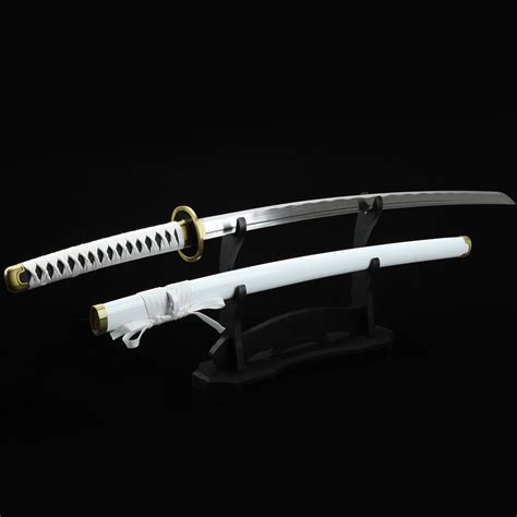 Zoro Katana One Piece Roronoa Zoro Wado Ichimonji Real Katana Samurai Sword Replica With White