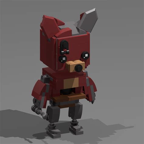 Lego Moc Bricheadz Fnaf 2 Withered Wfoxy 20 By