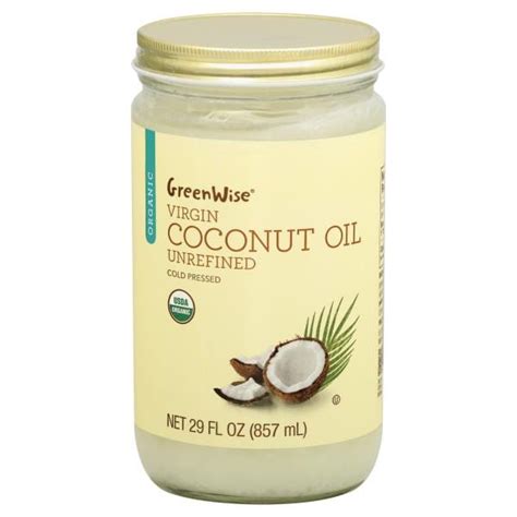 Greenwise Coconut Oil Organic Virgin Unrefined Publix Super Markets