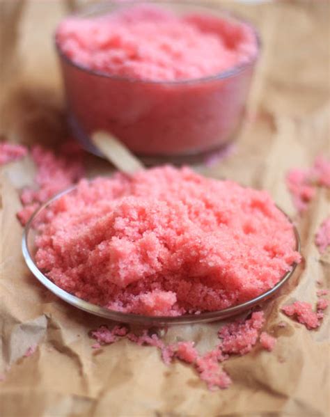 Pretty In Pink Sugar Body Scrub Homemade Savvy Naturalista