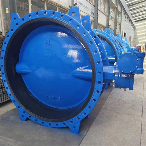 High Performance Di Ductile Iron Butterfly Valve With Double Flange