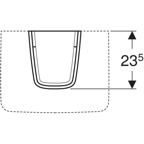 Geberit Renova Plan Halbsäule für Handwaschbecken Geberit Produktkatalog