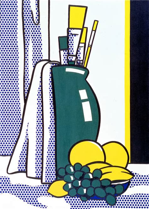 Still Life With Green Vase Roy Lichtenstein The Broad