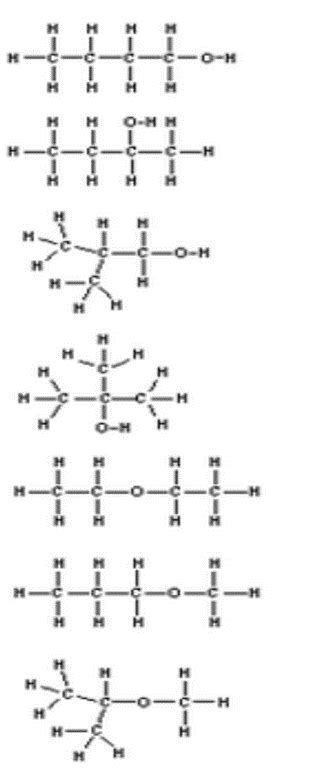 what are the possible isomers of C4H10 other then the ketone how many ...