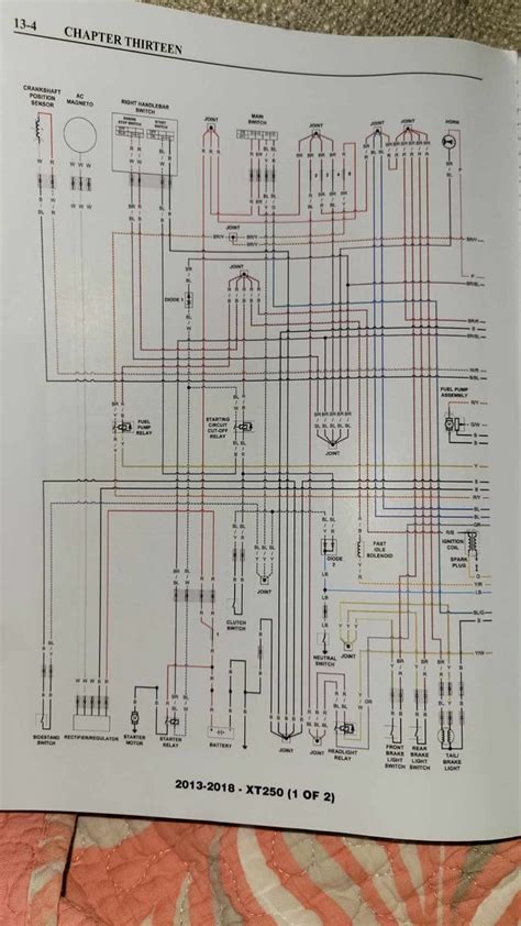 2013 2018 Xt250 Wiring Diagram Rxt250