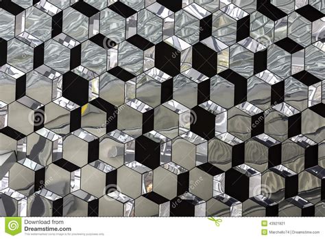 Abstract Glass Crystallized Mirror Pattern Stock Image Image Of