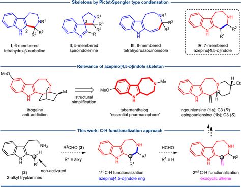 Ch Functionalization Of Alkyl Tryptamines Direct Assembly Of