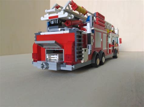 Lego Ladder Fire Truck Class Aegir Rear View With Op Flickr