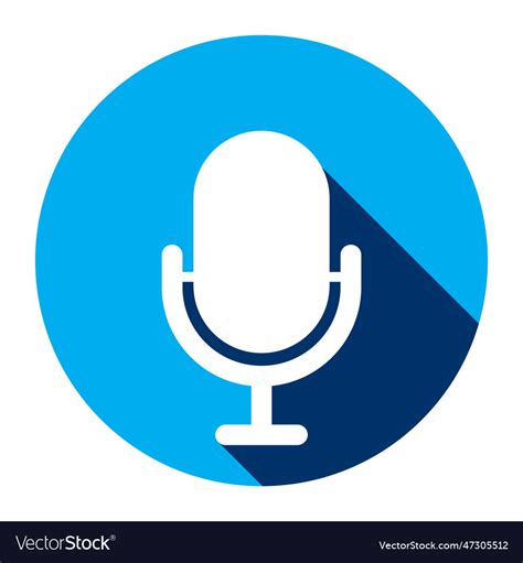 Microphone icon Royalty Free Vector Image - VectorStock