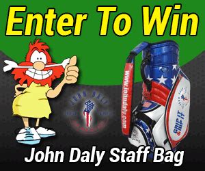 Enter To Win A FREE John Daly Staff Bag Blog Rock Bottom Golf