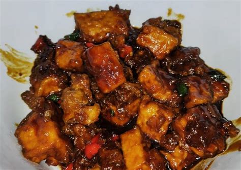 Resep Tahu Telur Cabe Saus Tiram Kecap Cabai Merah Hijau Oleh