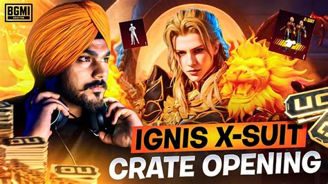 Wow Luckiest Uc New Ignis X Suit Crate Opening Bgmi New