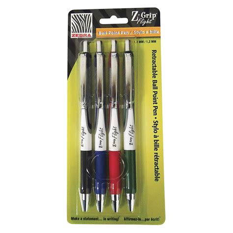 Zebra Z Grip Flight Retractable Ballpoint Pens Grand And Toy