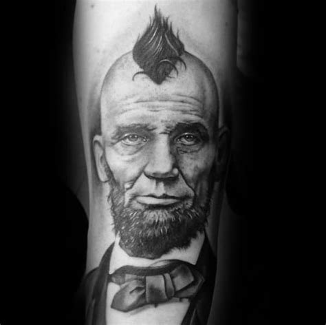 40 Abraham Lincoln Tattoo Designs For Men - Presidential Ideas