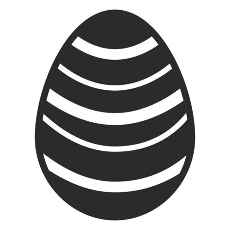 Diseño PNG Y SVG De Raya De Huevo Pascua Pintado Huevo De Pascua Huevo