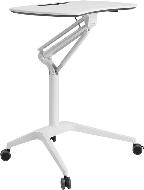 Songmics Mobile Laptop Desk Rolling Cart Table Height Adjustable