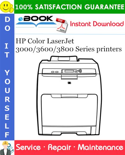 Hp Color Laserjet 3000 3600 3800 Series Printers Service Repair Manual Pdf Download