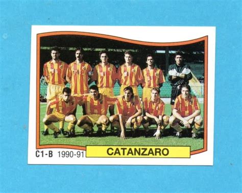 PANINI CALCIATORI 1990 91 FIGURINA N 545 CATANZARO SQUADRA TEAM NEW