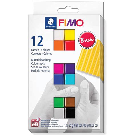 Fimo Oven Bake Modeling Clay Color Basic Set