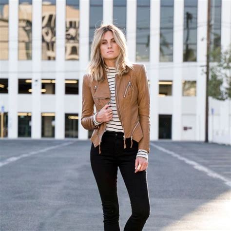 How To Wear Brown Leather Jackets For Women