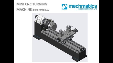 Cnc Mini Turning Centre Soft Materials Youtube