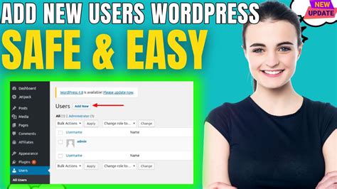 How To Add New Users To Your WordPress 2024 WordPress User Roles And