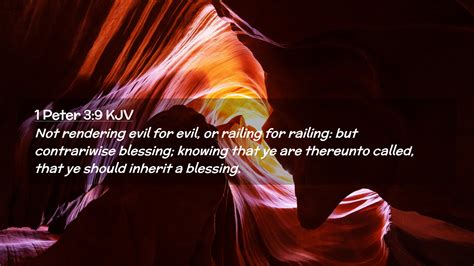 1 Peter 39 Kjv Desktop Wallpaper Not Rendering Evil For Evil Or