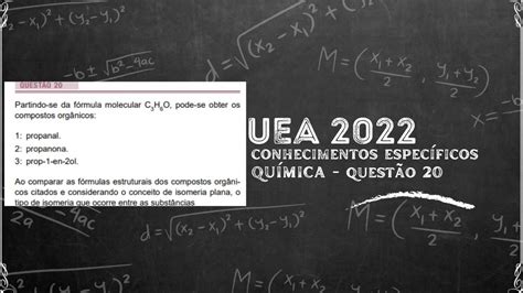 Questão 20 conhec específico macro UEA 2022 2023 YouTube