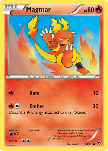 Magmar Furious Fists Bulbapedia The Community Driven Pok Mon