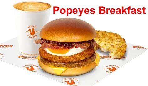 Popeyes Breakfast - Popeyes Menu With Prices