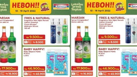 Promo Heboh Indomaret April Fresh Rp Marjan Rp