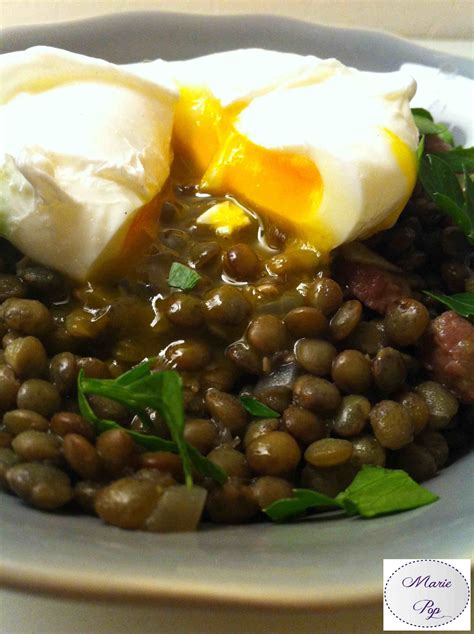 Salade De Lentilles Et Son Oeuf Poché Ma Recette