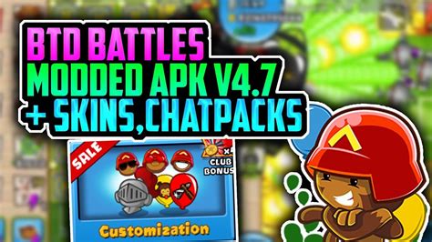 Bloons Td Battles Hack V Modded Apk With Skins Chatpacks Gold