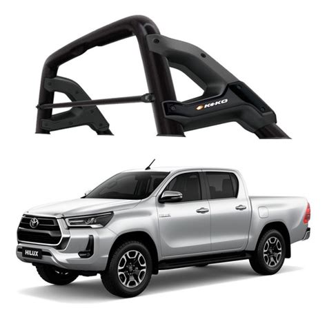 Keko Roll Bar K3 Negro Toyota Hilux 16 19 Barra Antivuelco Mebuscar