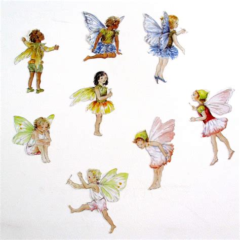 Fairy Wall Stickers Fairy Wall Decals Set Of Watercolor Etsy Uk