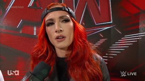 Becky Lynch Backstage Raw January 29 2024 Youtube