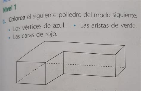 Colorea el siguiente poliedro del modo siguiente Los vértices de azul