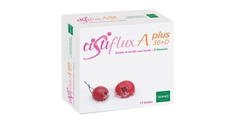 Cistiflux A Plus 36 D Integratore Per Le Vie Urinarie 14 Bustine