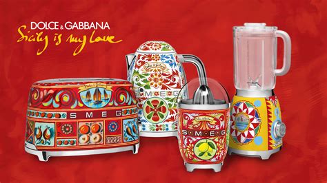 Dolce Gabbana And Smeg Small Appliances Collection